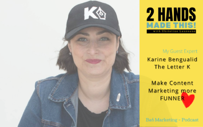 Episode 11 – Making Content Marketing more FUNNER with Karine Bengualid of Brought To You By The Letter K