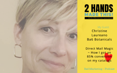 Episode 22 – Direct Mail Magic – how catalogs got an 85% conversion rate with Christine Laureano